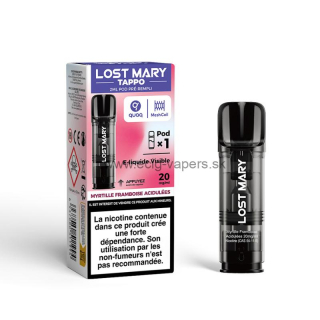 Lost Mary Tappo Air Cartouche Myrtille Framboise Acidulée / Blueberry sou Raspberry 1x2ml/20mg